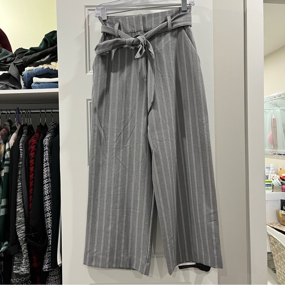 BNWT H&M wide leg grey pants